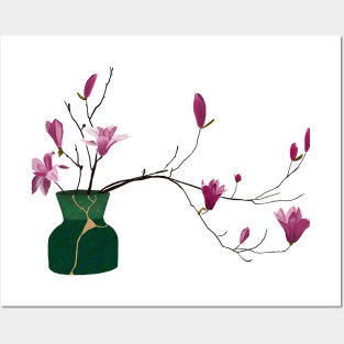 Kintsugi Ikebana Posters and Art